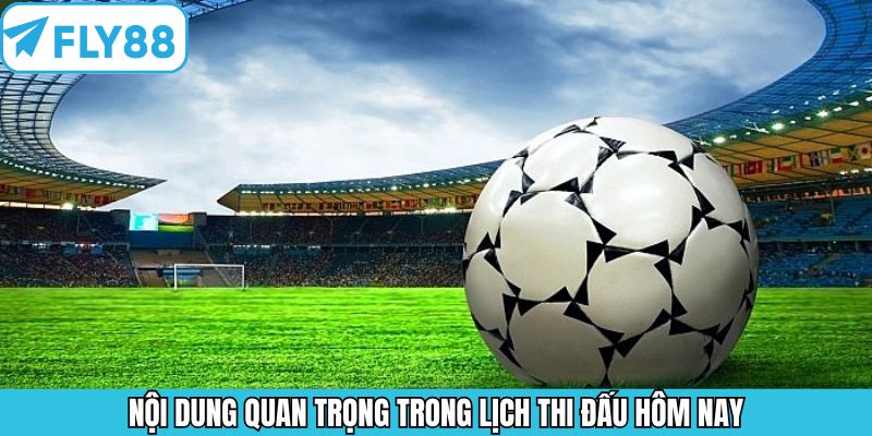 Thông tin hữu ích của chuyên mục lịch thi đấu Fly88