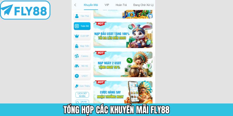 Lì Xì Bí Ẩn - Cơ Hội Nhận Phần Thưởng Bất Ngờ Tại Fly88 11 Tổng hợp những ưu đãi hấp dẫn mà Fly88 cung cấp