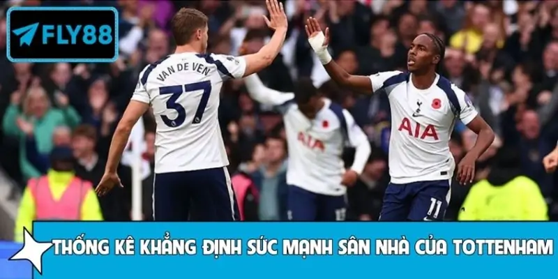 Con số thống kê khẳng định sức mạnh sân nhà của Tottenham