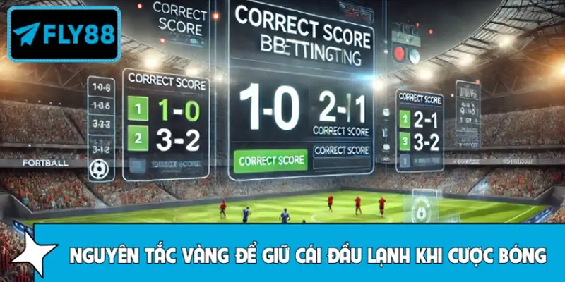 Nguyên tắc vàng để giữ cái đầu lạnh khi cược bóng tại FLY88