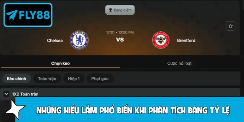 Những hiểu lầm phổ biến khi phân tích bảng tỷ lệ tại FLY88 Những hiểu lầm phổ biến khi phân tích bảng tỷ lệ tại FLY88