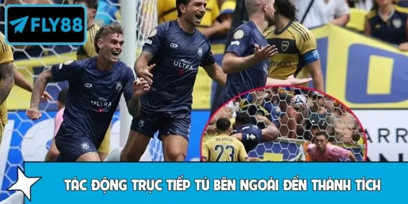 Tác động trực tiếp từ bên ngoài đến thành tích của đội bóng
