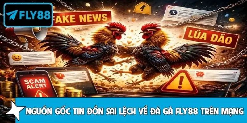 Tin đồn sai lệch về đá gà FLY88 trên mạng bắt nguồn từ đâu?